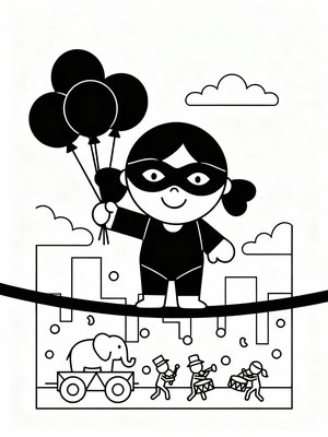 Preschool Simple - B&W