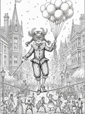 Victorian Illustration - B&W