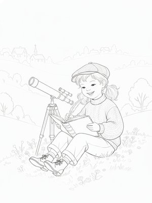 Vintage Storybook - B&W