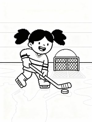 Preschool Simple - B&W