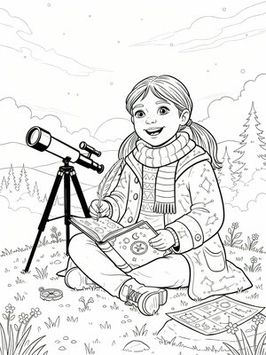 Classic Coloring Book - B&W