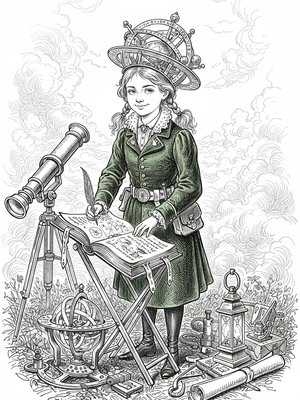 Victorian Illustration - B&W