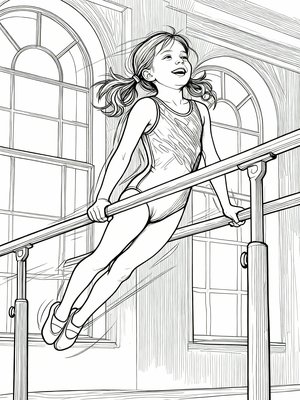 Impressionist Painting - B&W