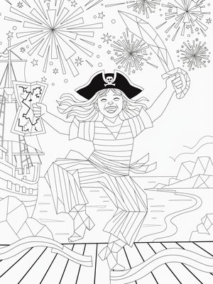 Cubist Painting - B&W