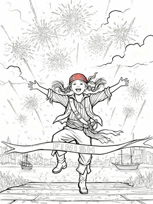 Impressionist Painting - B&W