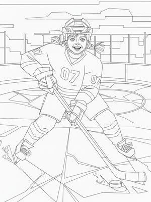 Cubist Painting - B&W