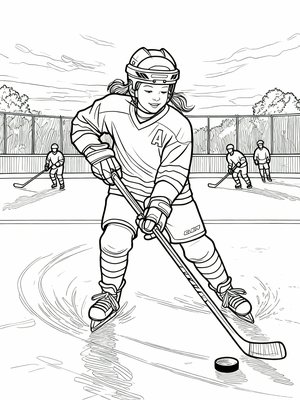 Impressionist Painting - B&W