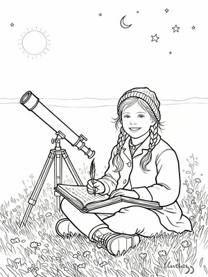 Impressionist Painting - B&W