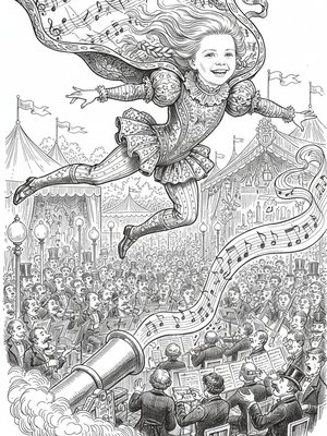 Victorian Illustration - B&W