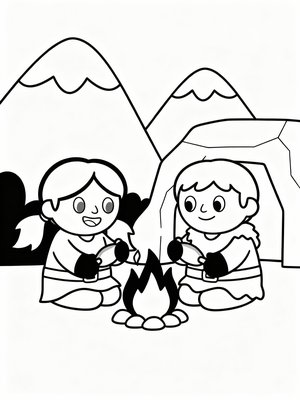 Preschool Simple - B&W