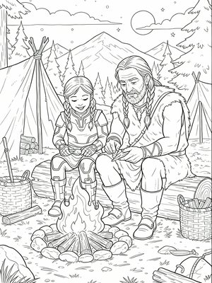 Classic Coloring Book - B&W