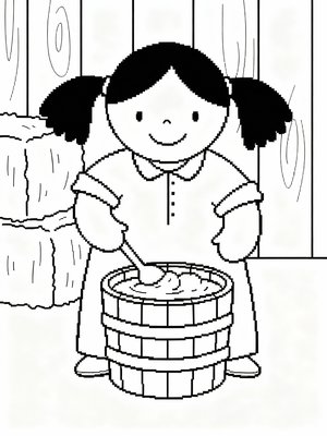 Preschool Simple - B&W