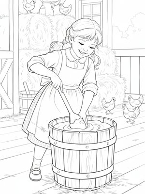 Vintage Storybook - B&W