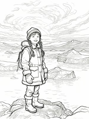 Impressionist Painting - B&W