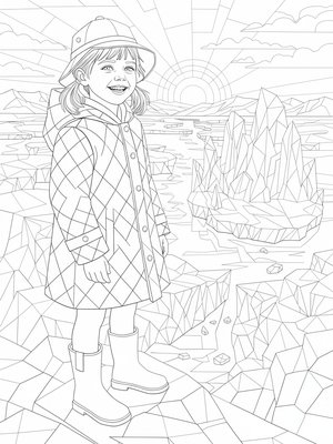 Cubist Painting - B&W