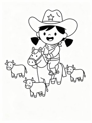 Preschool Simple - B&W