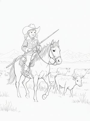 Vintage Storybook - B&W