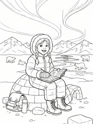 Classic Coloring Book - B&W