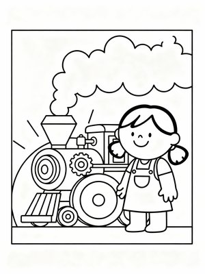 Preschool Simple - B&W