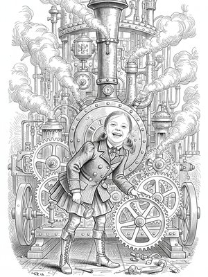 Victorian Illustration - B&W