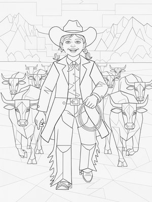 Cubist Painting - B&W