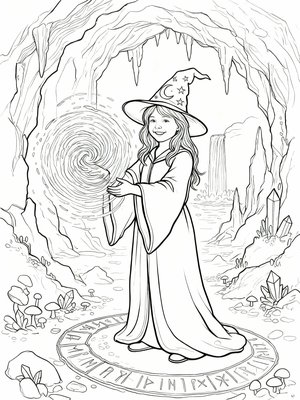 Impressionist Painting - B&W