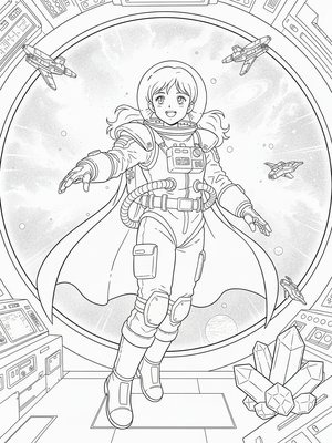 classic anime outline