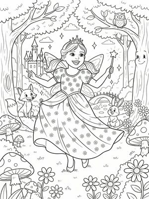 classic coloring book black & white