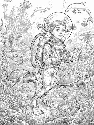 victorian illustration outline