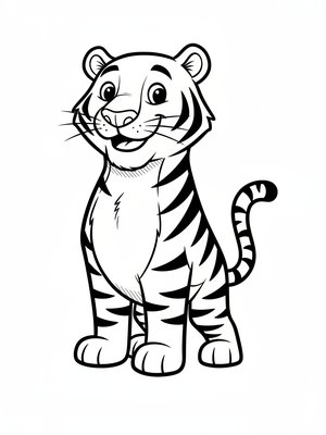Stripes the Friendly Tiger