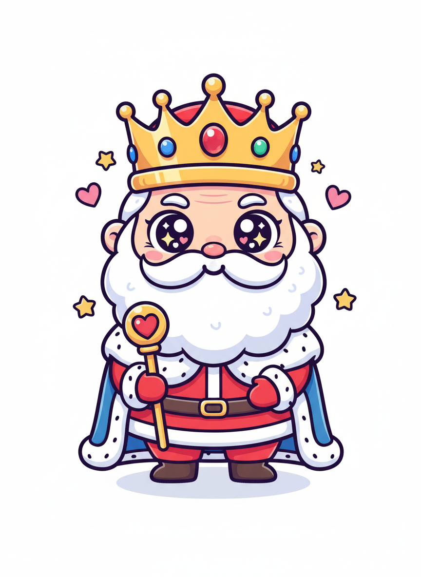 King Wisdom the Ruler - Full Colored Illustration