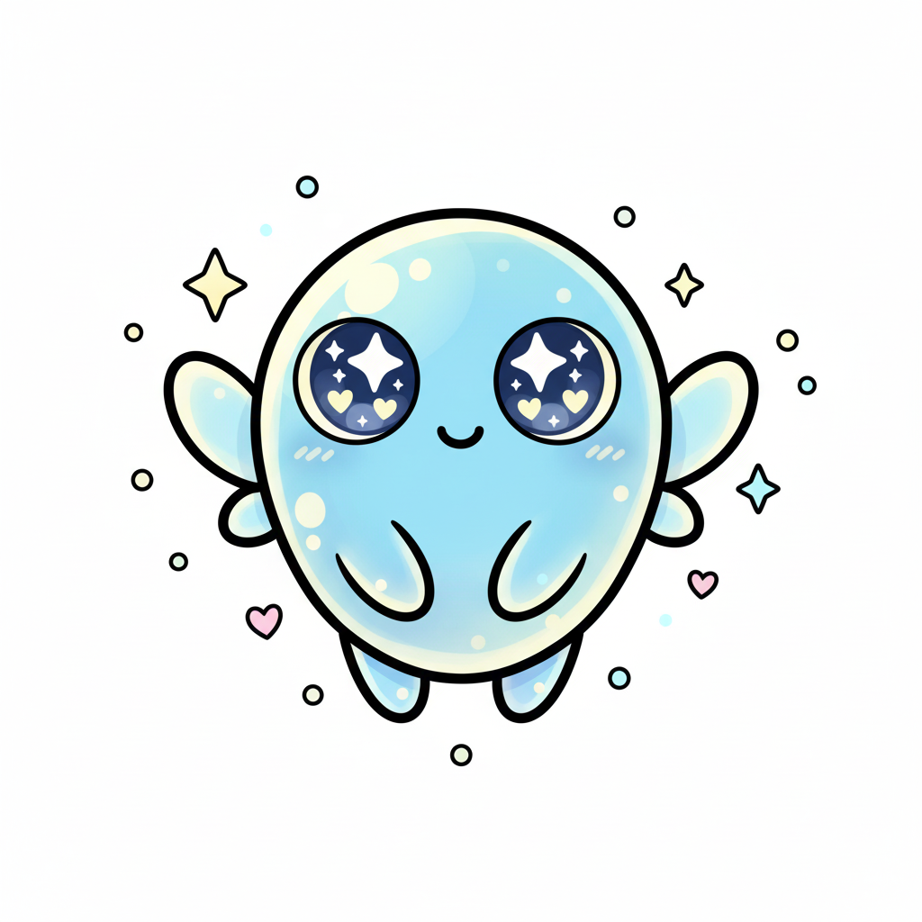 Glimmer the Sprite - Full Colored Illustration