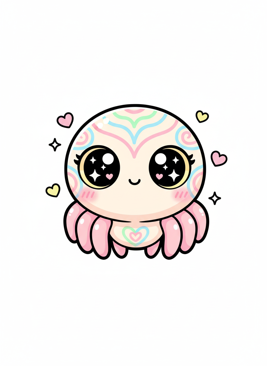 Charlotte the Helpful Spider - Full Colored Illustration