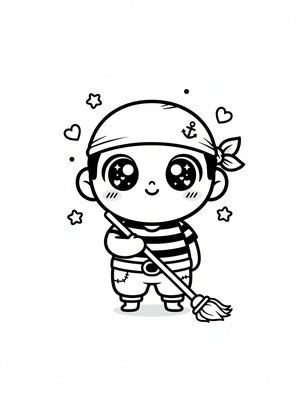 Swabby the Pirate Deckhand