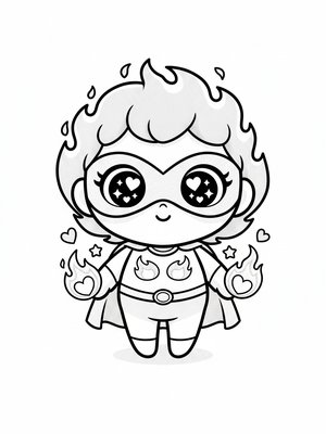 Phoenix Girl the Fire Hero