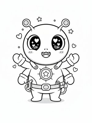 Invader the Villain Alien