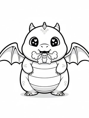 Baby Spark the Dragon Hatchling