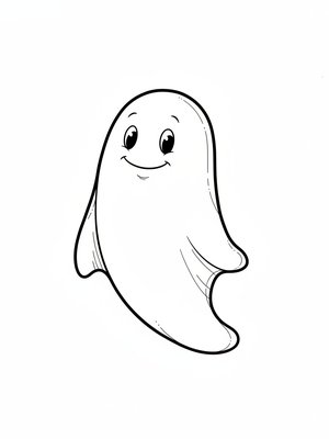 Casper the Friendly Ghost in Minimalist