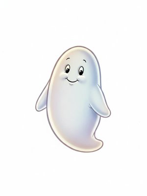 Casper the Friendly Ghost in Vintage Storybook