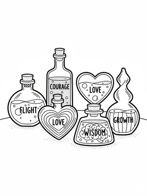 Magic Potion Bottles