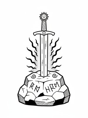 Enchanted Sword in Stone