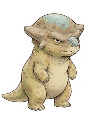 Pluto the Pachycephalosaurus