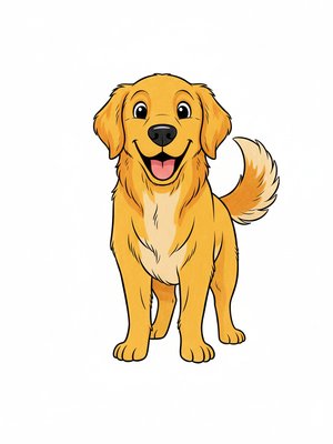 Max the Loyal Golden Retriever