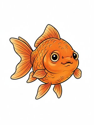 Bubbles the Fancy Goldfish