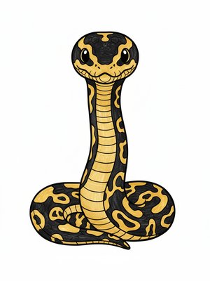 Marble the Ball Python