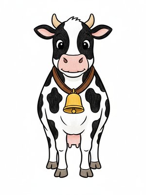Bessie the Gentle Dairy Cow