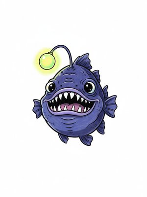 Glimmer the Anglerfish