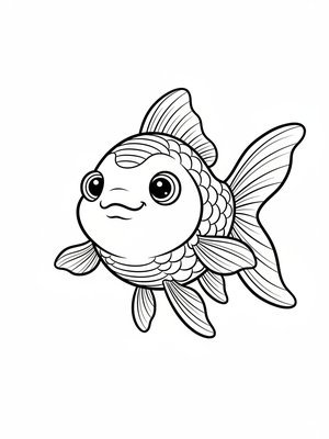 Bubbles the Fancy Goldfish