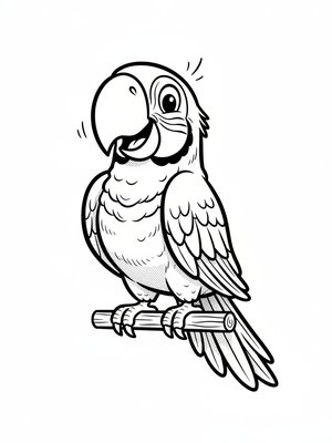 Captain the Chatty Parrot