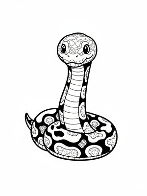 Marble the Ball Python